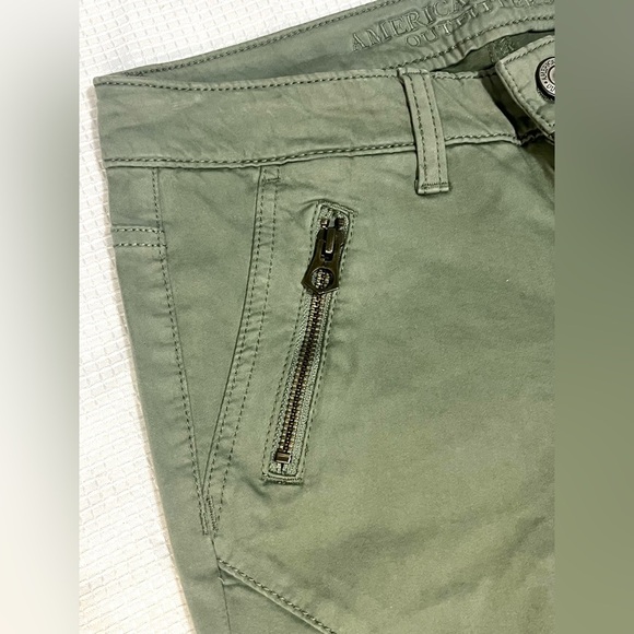 American Eagle Outfitters Jeggings Ankle Super Stretch Pants with Zipper Pockets - Picture 4 of 14